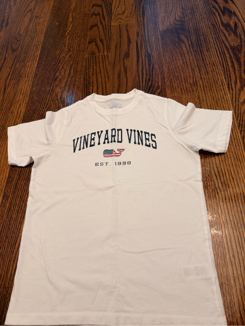 Vineyard Vines kids  Short Sleeve Crewneck T-Shirt - White